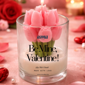 BE MINE,VALENTINE ! (Tulip Jar Candle)